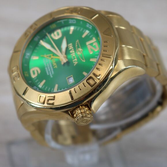 Invicta Pro Diver 6339 Watch – Pre-Owned, New Battery, Round, Green - Picture 4 of 10